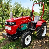 Meilleur prix pour tracteurs agricoles de 25, 28, 30, 32 ch, mini-tracteurs chinois 4x4 à roues motrices pour vergers et serres, avec certification CE