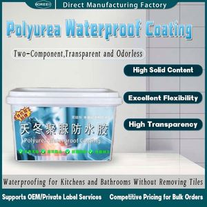 High-Performance Transparent Polyurea <b>Waterproof</b> Coating Paint for Construction and Home Use - Product Image 2