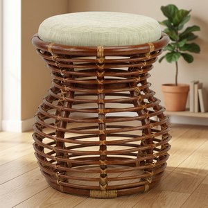 Taburete de Ratán de Madera Maciza Ecológico, Moderno, para Exteriores, Resistente al Agua, de Madera de Palisandro, para Dormitorio de Hotel, Venta al Por Mayor - Product Image 1