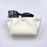 Lunettes de soleil étuis lunettes voyage organisateur accessoires sac en cuir PU toilette rouge à lèvres pochette sac étanche personnalisé maquillage sac