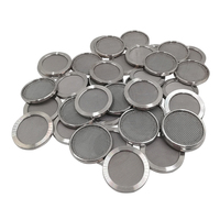 Disques filtrants à bordure sans couture pour extrudeuses de granulés plastiques, disques filtrants circulaires à bordure tissée en fil métallique