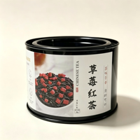 Thé aux herbes naturel de fraise de qualité supérieure, directement de l'usine, 50g, boîte/sachet, saveur fruitée, fait main, qualité supérieure, vente en gros, pour consommation quotidienne