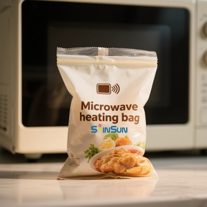 Bolsa de Embalaje para Alimentos de Comida Rápida con Diseño Personalizado, Apta para Microondas y Cocción al Vapor, Bolsa para Alimentos a Alta Temperatura - Product Image 3