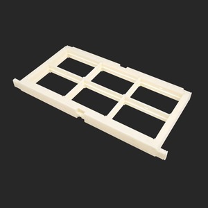 Herramientas de apicultura de tamaño completo Langstroth, marco de plástico para colmena, seis marcos, nido, caja de miel, peine de plástico, marco de casetes de miel - Product Image 1