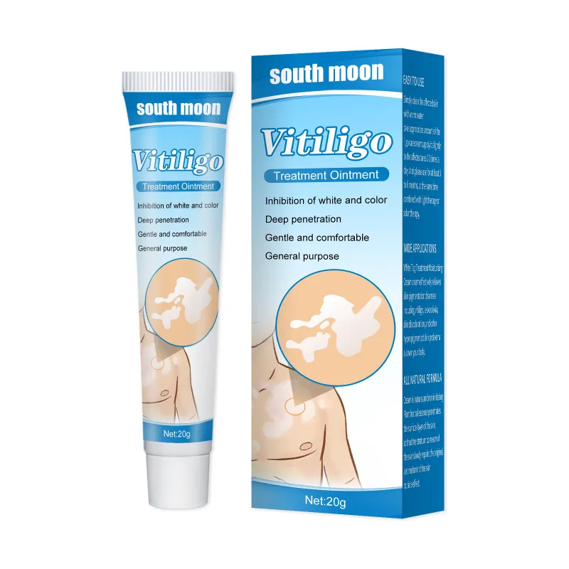 22HIGH-South Moon White Spot VitiligoTreament White Spot Skin Repair Psoriasis Localized Vitiligo Ointment Leukoplakia Treatment