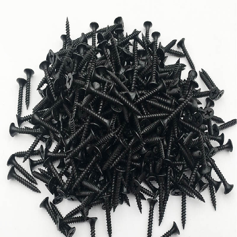 Stainless Steel Black Standard Threaded Screws