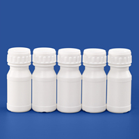 Bouteilles en HDPE blanc de qualité supérieure pour pesticides et engrais agricoles, capacité de 10 ml à 1 L, bouchon à vis scellé, impression sérigraphique