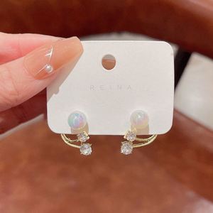 Classic Korean Style Silver Needle Pearl <b>Crystal</b> <b>Earrings</b> Fashion Two Ways Wearing <b>Earrings</b> Wholesale - Product Image 3