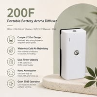 Diffuseur d'huiles parfumées sans eau Koeazy compact, électrique, à piles, mural, à deux fluides, écologique, en plastique, 300 ml, pour hôtel