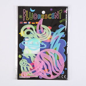 3D 어린이용 탈부착 가능 야광 달 별 스티커, 어둠 속에서 빛나는 데칼 스티커, 아이 방 거실 집 꾸미기 - Product Image 3