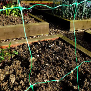 6.5 pieds en plastique jardin <span class=keywords><strong>feuille</strong></span> garde protecteur gouttière maille jardinage filet treillis filet pour jardin plante concombre escalade filet - Product Image 3