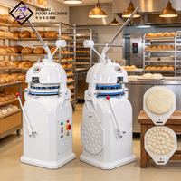 Machine commerciale à former des boules de pâte à pizza, à façonner la pâte à pain, et à diviser et arrondir la pâte à petits pains coniques