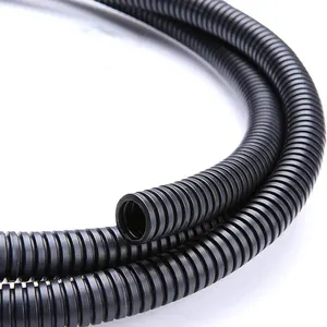 PA Flame plastic Corrugated flexible conduit nylon corrugated tube 100 corrugated pipe