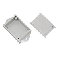 Boîtiers de jonction électriques en plastique ABS personnalisés par les fabricants, indice de protection IP54, couleur gris clair, pour applications électriques industrielles
