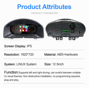 Navihua per Volkswagen <span class=keywords><strong>Scirocco</strong></span> 2009-2016, Aggiornamento Cruscotto LCD con Sistema Linux, Carplay, Tachimetro Digitale - Product Image 6