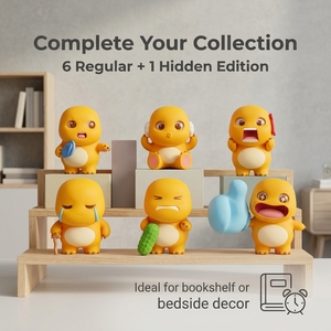 Milk <span class=keywords><strong>Dragon</strong></span> Blind Box Little Emotion Accessoire de bureau anti-stress pour le soulagement du stress, l'amélioration de l'humeur, cadeau récompense pour étudiants et écoliers - Product Image 4