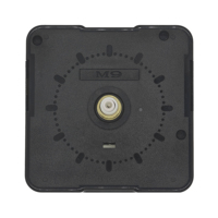 LongDeLi mécanisme d'horloge de balayage à quartz personnalisé 9688S-M8 Style de conception industrielle silencieuse alimenté par batterie AA carré en plastique