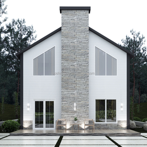 Case prefabbricate di lusso una stanza e un bagno realizzati con pannello Sandwich-per uso Carport - Product Image 4