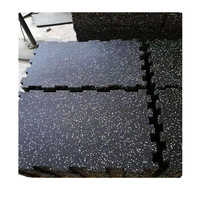 Tapis de carreaux de sol en caoutchouc 15Mm 20Mm Shock Absorpiton High Elastic Interlock
