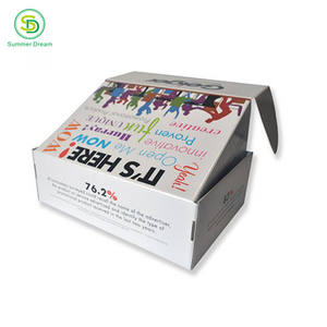 Logo personalizzato carta stampata nero Mailer scatola di cartone scatole di spedizione per t-shirt abbigliamento regalo scarpe Packaging - Product Image 4