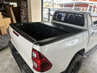 Capot rigide en alliage d'aluminium imperméable NP300 Ranger 5,5/6,5 pieds pour pick-up, couvre-caisse de camping, compatible Ford Maverick XL Lariat 2022-2024