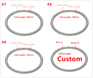 工业弹性不锈钢丝弯曲成型螺旋弹簧定制o环形吊袜带油封弹簧 - Product Image 3