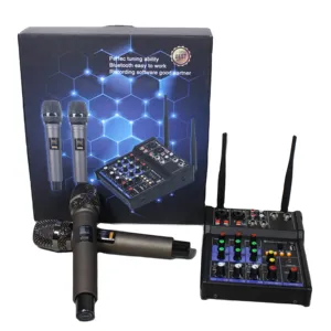 Powerful Compact Blue tooth All-in-one Audio Mixer for Daily-life Small-scale Concerts Family Music Making