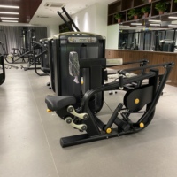 Máquina de Entrenamiento de Fuerza para Gimnasio, Ajustable, para Espalda y Pecho, con Pila de Pesas de 80 kg, para Fisicoculturismo