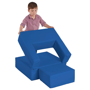 Fauteuils pour enfants Chaise pour bébé Canapé Siège Flip-Flop <span class=keywords><strong>Convertible</strong></span> Chaise pour enfants Chaises pour enfants Chambres Salle de classe - Product Image 4