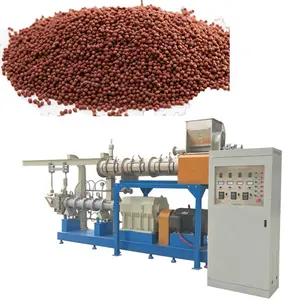 tilapia wet fish feed making machine production line floating fish food pellet producing extruder machine plant