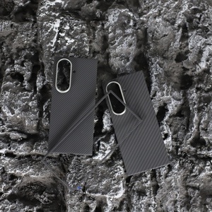 Funda de teléfono de fibra de aramida real para Galaxy Z Fold 7 Funda de teléfono de protección móvil - Product Image 5
