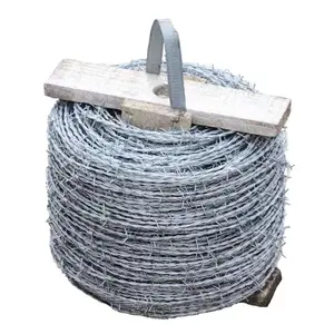 Hot sale factory price 25 feet 18 Gauge 4 Point Security Barbed Wire