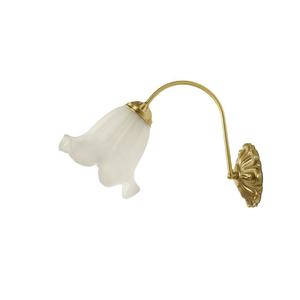 Lampu Dinding Vintage Prancis LED, lampu dinding mewah, dekorasi kamar tidur, lampu samping tempat tidur, lampu dinding kuningan Amerika, lampu bentuk bunga - Product Image 1