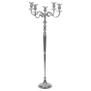 BUENO PORTAVELAS DE LATÓN MACIZO DE cinco BRAZOS PARA BODAS Y DECORACIÓN DEL HOGAR Fabricación de la India - Product Image 6