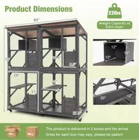 Maison de grattoir pour chat Maison de grattoir pour chat en bois