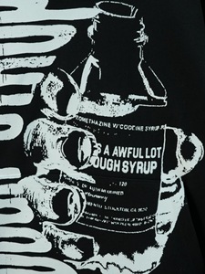 Felpa da uomo con stampa classica con stampa grafica Streetwear felpa nera ''questo è un sacco di <span class=keywords><strong>sudore</strong></span> da sciroppo per la tosse'' per l'inverno - Product Image 5