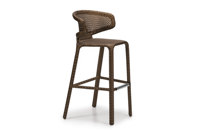 Ensemble table et chaises de bar en aluminium, canapés de bistrot et de plage, carrés, modernes, 12 pièces