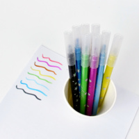 8 stylos surligneurs à paillettes, marqueurs brillants pour la prise de notes des étudiants, le journalisation, le scrapbooking, l'art et l'artisanat