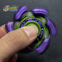 YJ Open-Armour Alloy Alloy Custom Hand Spinner Toy Kids Youth Stress Relief Fingertip Gyro Fidget Spinners Decompression Gear