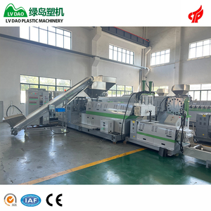130 मिमी स्क्रू के साथ जुड़वां चरण एक्सट्रूडर के साथ जुड़वां-चरण एक्सट्रूडर के साथ 200-300 kg/h थ्रूपुट के साथ जुड़वां चरण एक्सट्रूडर - Product Image 2