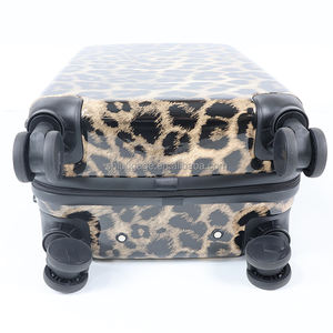 Conjuntos de Bagagem 4 Peças Hardside PC + ABS Leopardo Mala Conjuntos com Rodas Spinner Leve Rolling <span class=keywords><strong>Suitcase</strong></span> para Homens e Mulheres - Product Image 6
