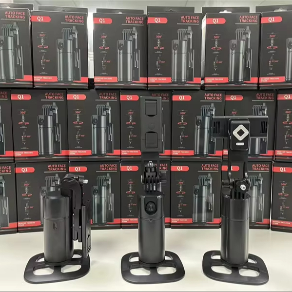 Q1 360 Rotate Ai Auto Face Tracking Mobile Stand Self Tracking Camera Smart Face Tracker Phone Holder Gimbal Stabilizer