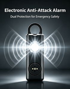 Allarme Personale di Sicurezza Portachiavi 130dB SOS con Sirena ad Alto Volume e Torcia LED per Sicurezza Quotidiana all'Aperto - Product Image 1
