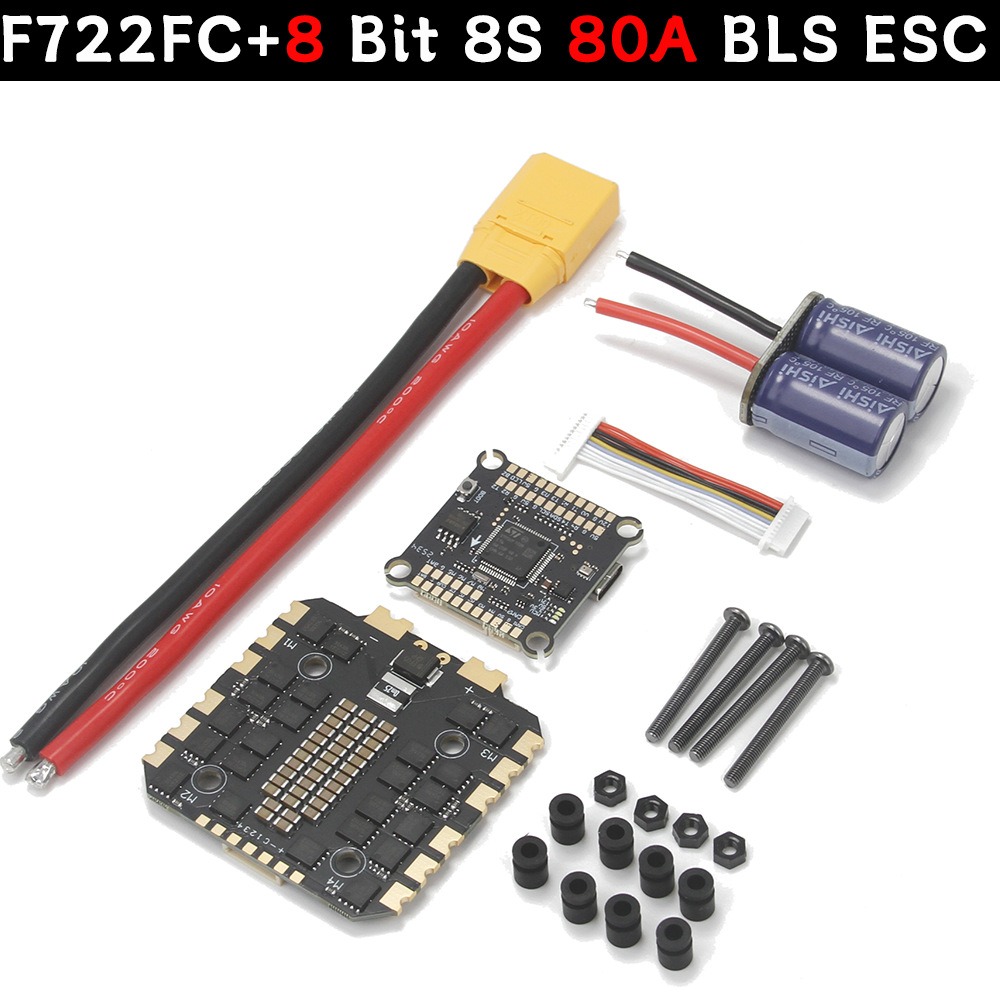 F722FC+8 Bit 8S 80A BLS ESC