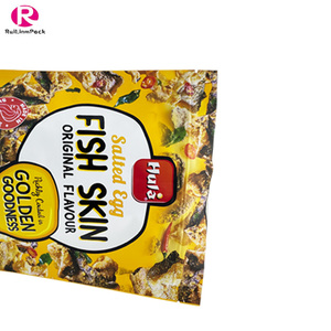 Đứng lên da cá chip Muối Trứng Khoai tây chiên bao bì thực phẩm cấp Mylar Zip khóa túi - Product Image 5