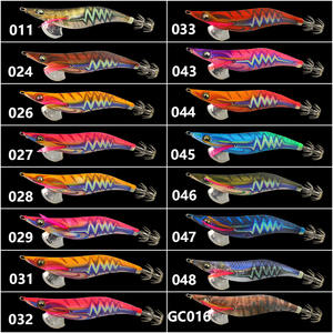 Señuelo de Pesca Japonés YAMASHITA, Camarón Luminoso Impreso Nuevo, Cebo Vivo con Cuentas Anilladas, Anzuelo para Calamar 3.5 - Product Image 3