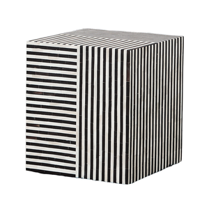 Consola con Incrustaciones de Hueso, Mosaico Floral Tallado a Mano, Otomana Moderna de Almacenamiento, Personalizable, Hecha a Mano, Ecológica para Dormitorio o Apartamento - Product Image 1