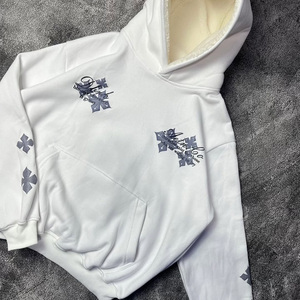 Alta calidad Streetwear bordado pulóver sudaderas con capucha Casual último diseño fabricantes sudaderas con capucha hechas a medida para hombres - Product Image 3