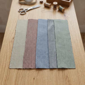Tissu extensible en poly-linénoïde teint en fil à rayures et à carreaux 150 GSM, tissé pour vêtements d'extérieur et textiles de maison, 58/60 pouces, pour filles et garçons - Product Image 2
