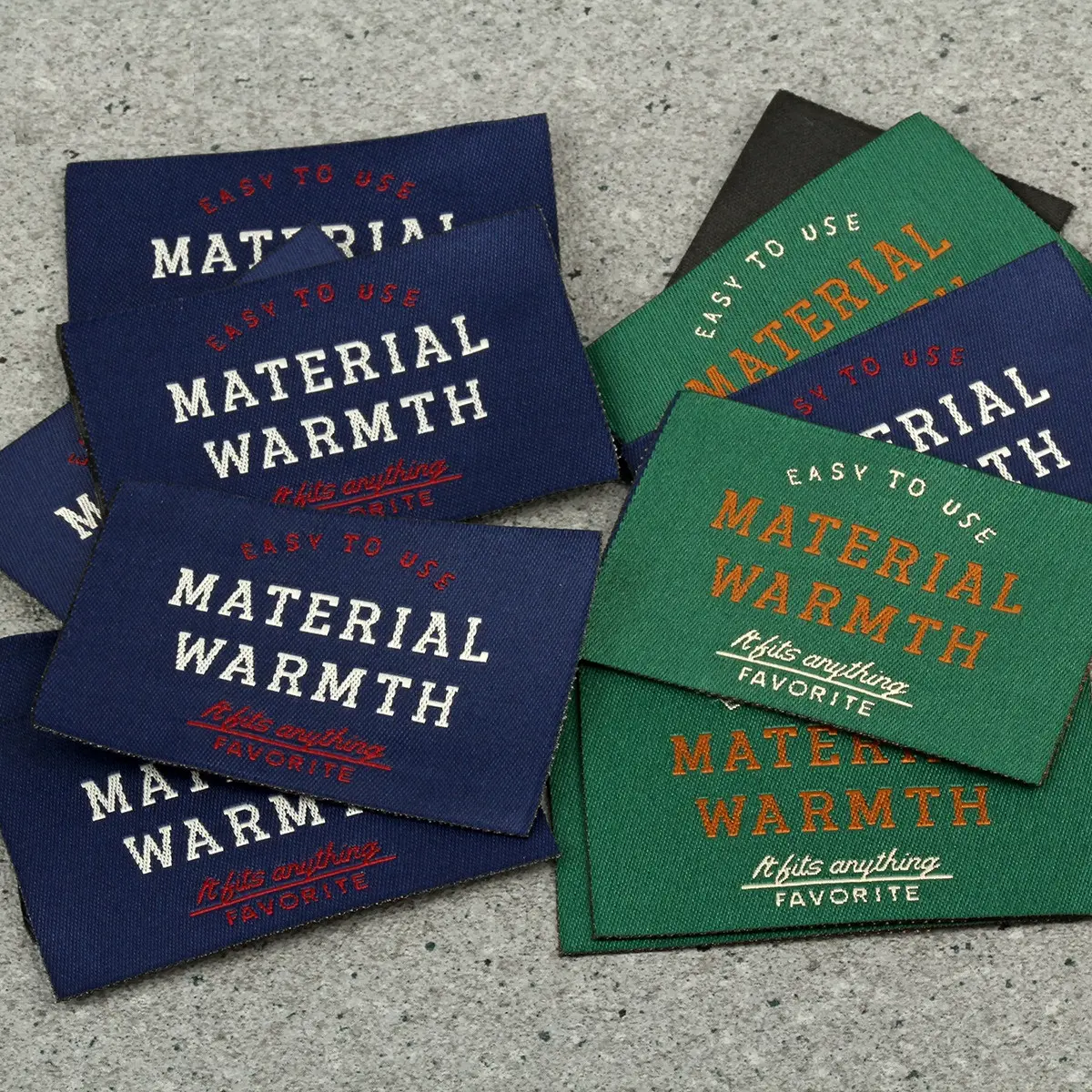 Özelleştirilmiş damask giyim giysi dokuma etiket marka etiketi dokuma etiketler giyim logo boyun etiketi
